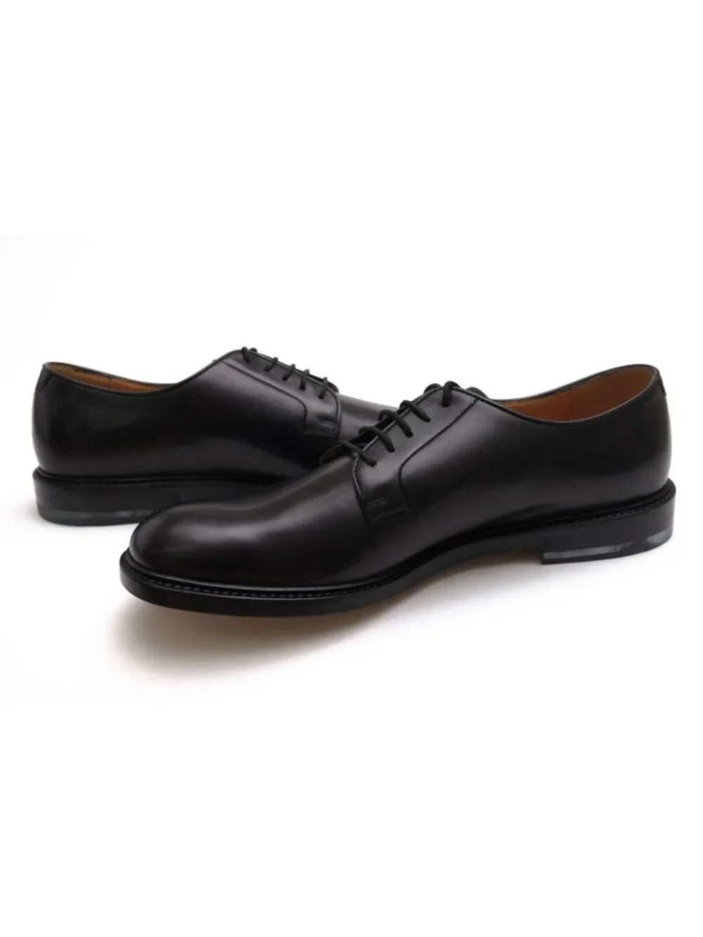 Gucci Shoes Business Leather Black Plain Toe Sole
